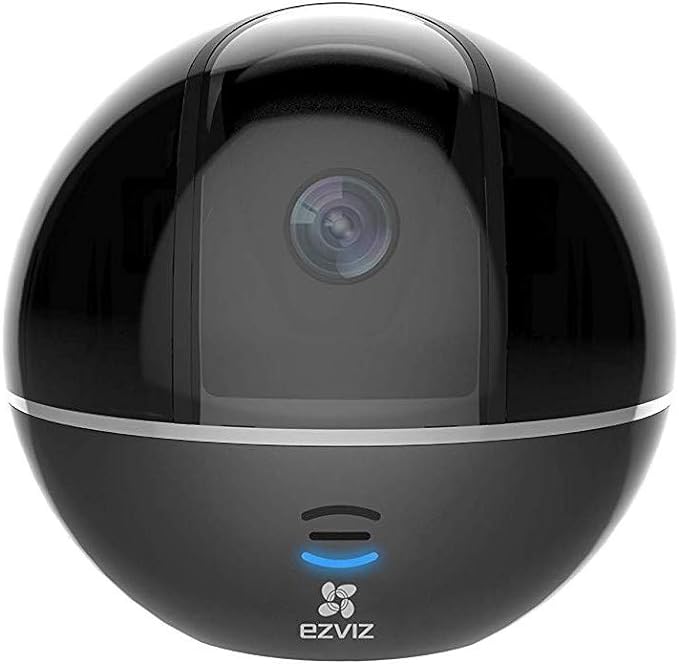 EZVIZ C6TC, 1080p WiFi Smart Home Security Camera, Surveillance Camera with Motion Tracking, 360° Rotating, Two-Way Talk, Brilliant Night Vision, Works with Alexa