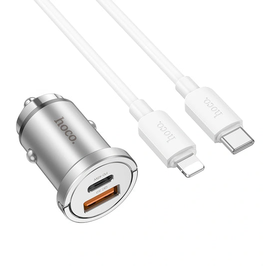 hoco NZ10 Handy PD45W + QC3.0 Car Fast Charging Charger with Type-C
