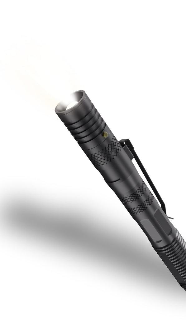 Porodo LifeStyle Outdoor 9in1 Flashlight with Holder Pen Whistle Bottle Opener and Safety Hammer