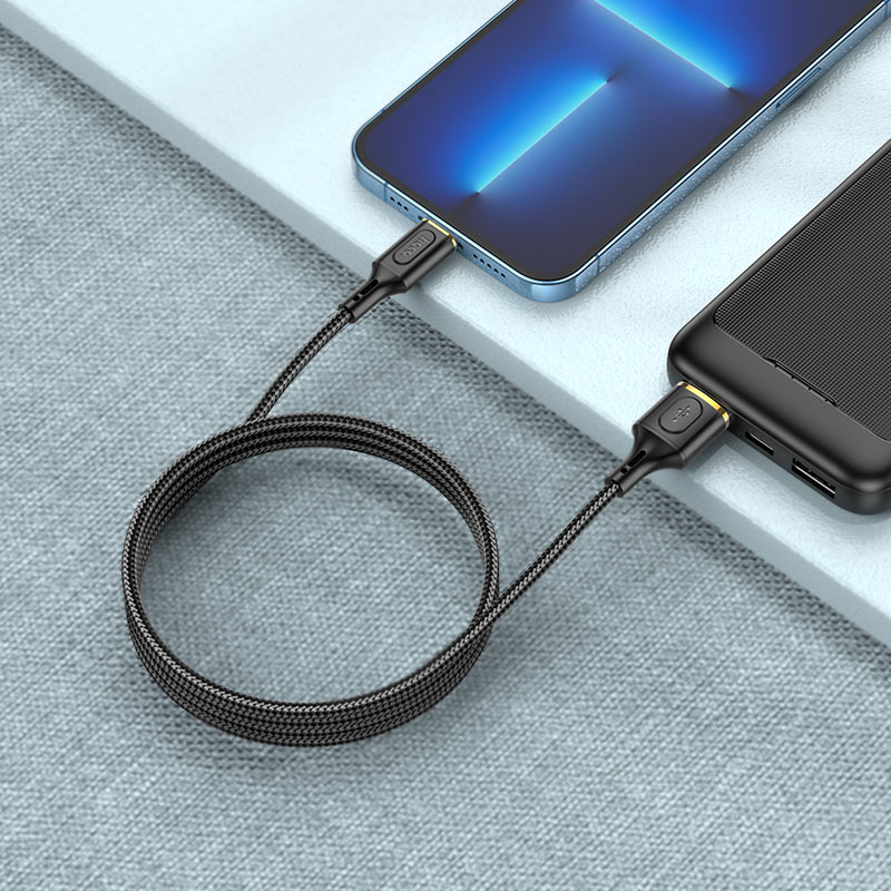 Cable USB to Lightning “X95 Goldentop”
